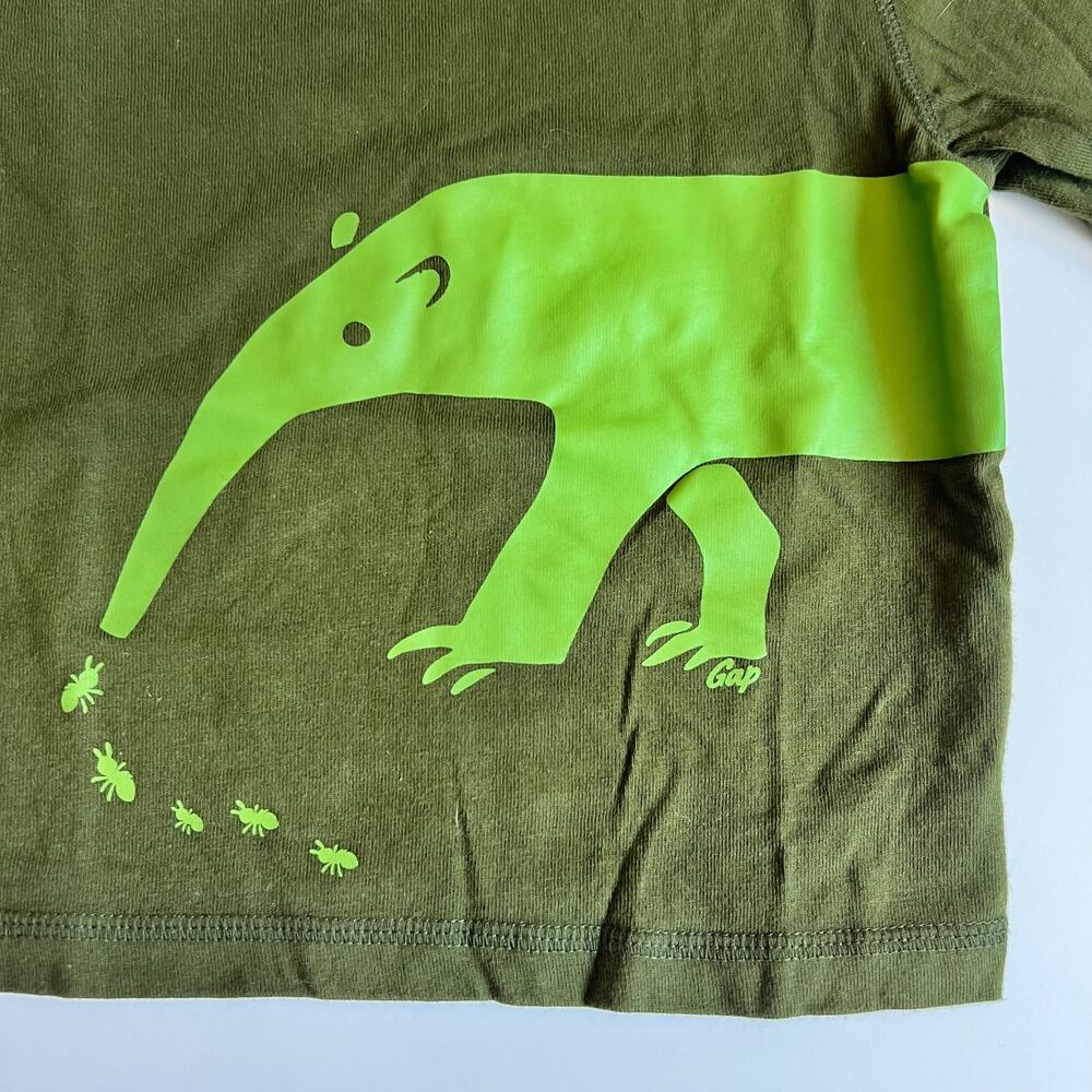 Baby Gap Ant Eater Green Tee - Picture 3 of 6